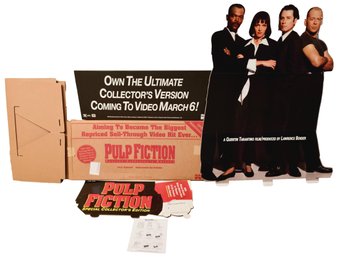 Pulp Fiction Standee Movie Display Cardboard Movie Promo (NEVER DISPLAYED)