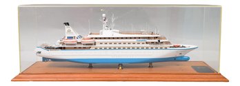 Cunard Sea Goddess Scale Of Model 1:200 In Enclosed Case