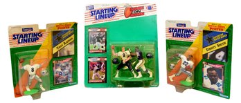 NEW! Set Of Three Starting Lineup Sports Super Star Collectibles