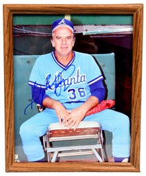 Framed Autographed Gaylord Perry Photograph