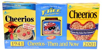 Cheerios Then And Now With Free Retro Lone Ranger Lunch Box (empty Boxes)