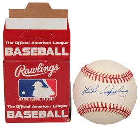 Autographed Luke Appling Baseball In Rawlings Box