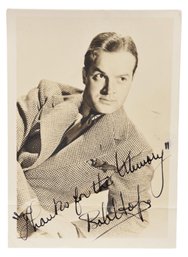 Bob Hope 'Thanks For The Memory' Autographed Photograph