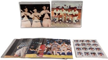 Collection Of Ten Unsigned Major League Club Photographs Of Baseball Players