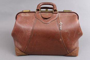 Antique Henry Likly & Co. Makers Leather Doctor's Bag