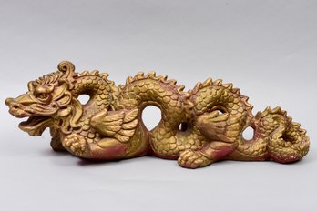 Composite Chinese Dragon Statue