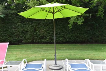 Adjustable Swivel Top Outdoor Umbrella With Stand