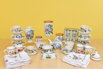 Portmeirion The Botanic Garden By Susan Williams-Ellis Oven-To-Table Canisters, Teapot, Mugs And More