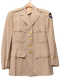 World War II Custom Tailored Beige Army Suit From Saks Fifth Avenue