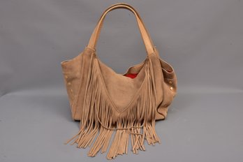 Hammitt Suede Fringe Shoulder Bag