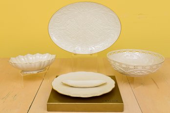 Collection Of Lenox Serving Pieces And More