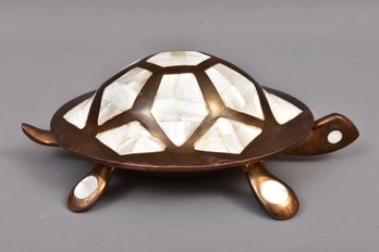 Jonathan Adler Abalone & Brass Turtle Box ( Retail $298 )