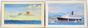 Set Of Two Ship Prints  ( Caronia )