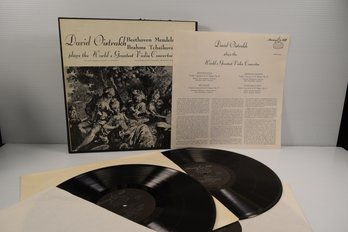 David Oistrakh Plays The Greatest Violin Concertos Double Album Box Set On Murray Hill Records