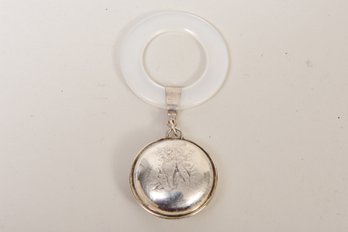 Lunt Sterling Silver Rattle