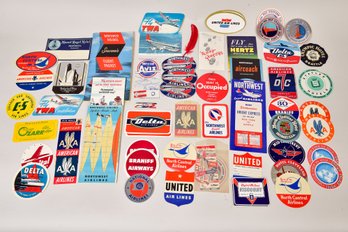 Collection Of Vintage Airline Memorabilia