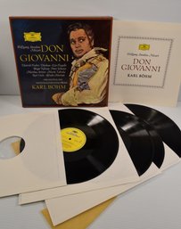 Wolfgang Amadeus Mozart - Don Giovanni Four Record Box Set On Deutsche Grammophon