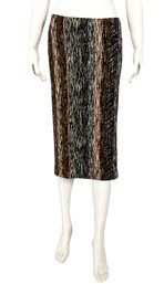 MISSONI Vintage Printed Knit Skirt (Size 42)