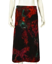 ISSEY MIYAKE Wool Abstract Skirt (Size 3)