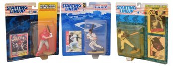 NEW! Set Of Three Starting Lineup Sports Superstar Collectibles