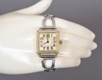 Antique Dueber-hampden Art Deco 14K Gold Filled Ladies Watch