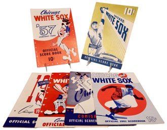 Chicago White Sox Official Score Book For The Years 1951, 1953, 1954, 1956, 1957 And 1961