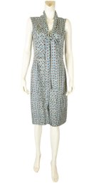 PRADA Sleeveless Polkadot Dress (Size 42)