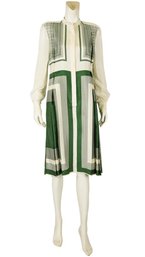 CELINE Silk And Wool Dress (Size 40)