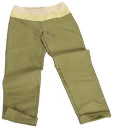 EMILIO PUCCI Cotton And Silk Pants (Size 10)