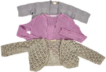 Collection Of Three Knit Sweaters - Jaeger, Clarissa Webb And Leroy & Perry By Lutz & Patmos For Barneys Green