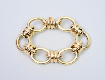 Casa De Oro (CDO) 14K Yellow Gold Italian Link Bracelet