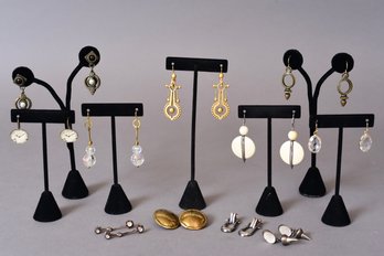 Collection Of 11 Pairs Of Good Quality Pierced Earrings