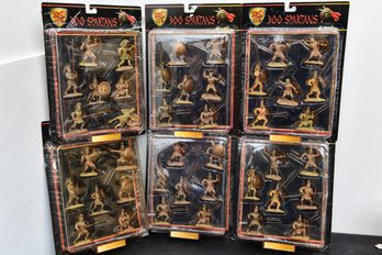 NEW! Collection Of Eight 300 Spartans Figurines