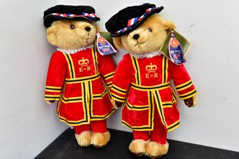 Pair Of Harrods By Merrythought Hand Made In England Bears