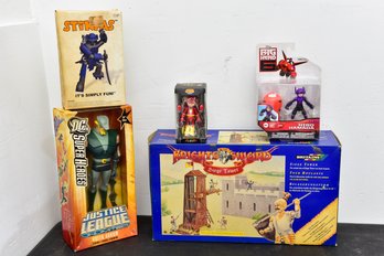 Collection Of Vintage Toys - DC Superheroes Justice League, Stifkas, Justice League Flash And More
