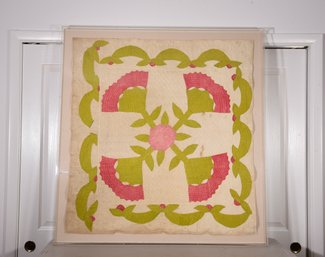Scarborough Gallery Antique Framed Quilt