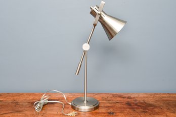 Pottery Barn Teen Nickel Plated Adjustable Desk Lamp