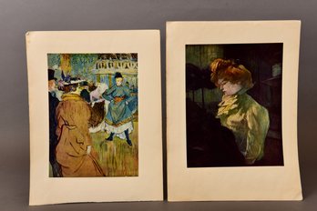 Pair Of Toulouse-lautrec Prints 'At The Moulin Rouge' And 'the Modiste'