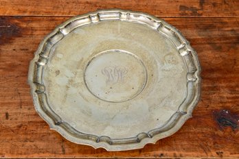 Gorham Sterling Silver 43116 Monogrammed Plate (17.230 Troy Oz)