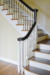 A Main Entry Stairway Railing And Handrail