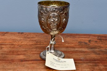 Antique Victorian Circa 1862 Sterling Silver Cup Made In London Purchased At Hamilton Jewelers