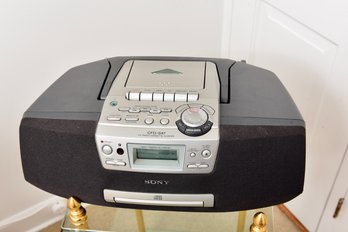 Sony CD Radio Cassette-Corder (Model No. CFD-S47)