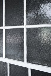 A Collection Of Chicken Wire Bubble Glass Windows