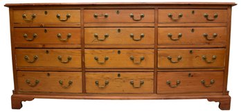 Twelve Drawer Pinewood Dresser