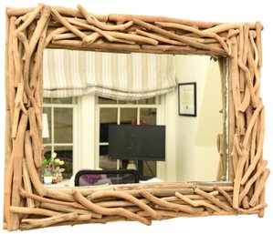 Unique Hand Crafted Driftwood Wall Mirror