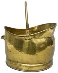 Antique Brass Coal Scuttle Bucket