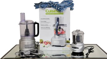 Cuisinart 12-Cup Food Processor (Model No. CFP-24DCNPC), Cuisinart Mini Prep Plus And 12 Table Napkins