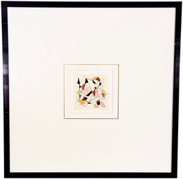 Signed Anita Klebanoff (American, 20th Century) Limited Edition Abstract Lithograph Titled 'Enclosure'