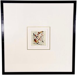 Signed Anita Klebanoff (American, 20th Century) Limited Edition Abstract Lithograph Titled 'Flight'