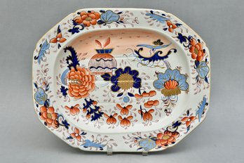 Antique Masons Patent Ironstone Platter